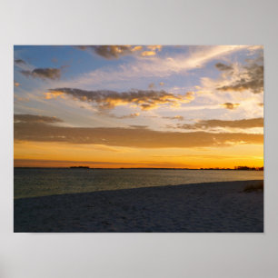 Poster Pensacola Beach Sunset