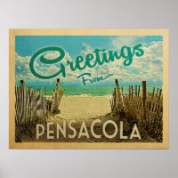 Pensacola Beach Vintage Travel