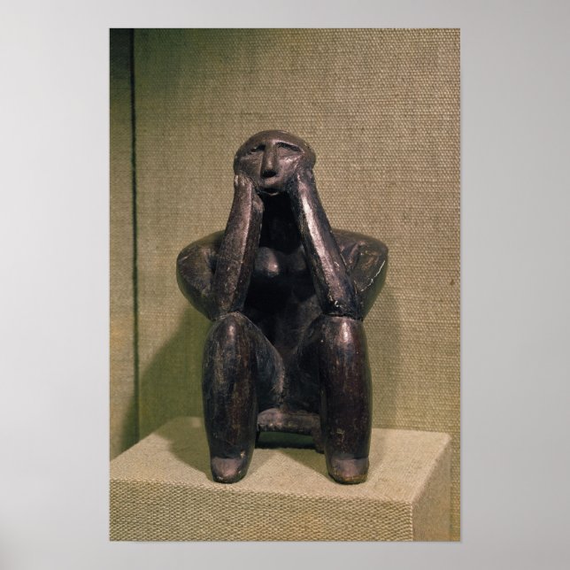 Poster Pensador de Cernovoda, Cultura Hamangia (Frente)