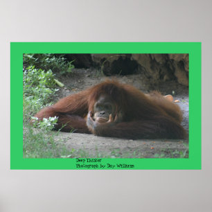 Poster Pensador profundo