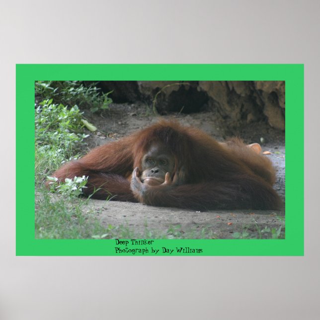 Poster Pensador profundo (Frente)