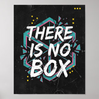 Poster Pensamento Criativo Não Há Caixa