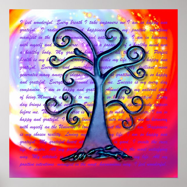 Poster Pensamento positivo (Frente)