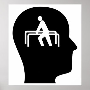 Pôster Pensamento sobre a fisioterapia