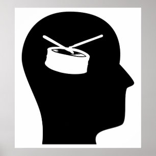 Pôster Pensamento sobre o cilindro de Snare