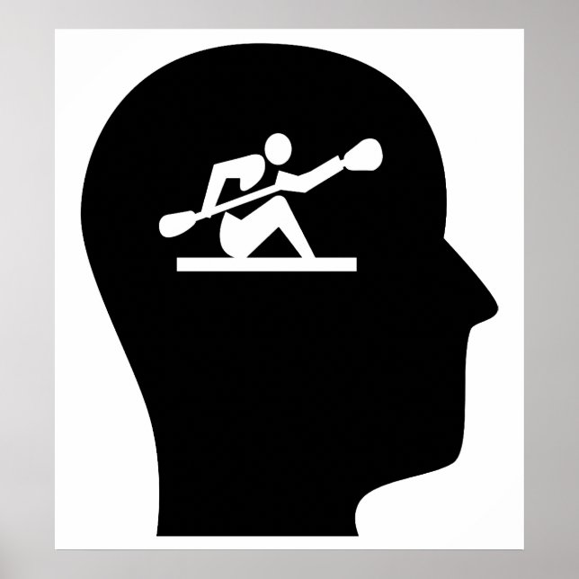 Pôster Pensando em Kayaking (Frente)