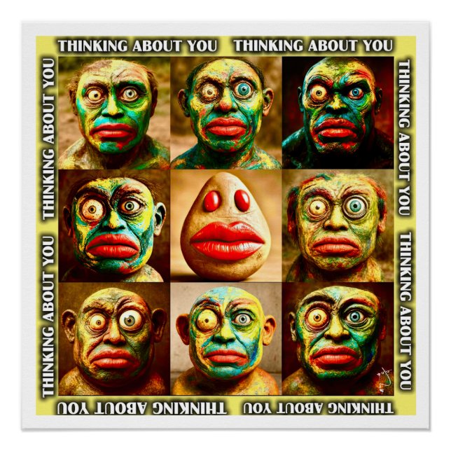 Pôster Pensando Em Você | Coleção LIKE You (Frente)