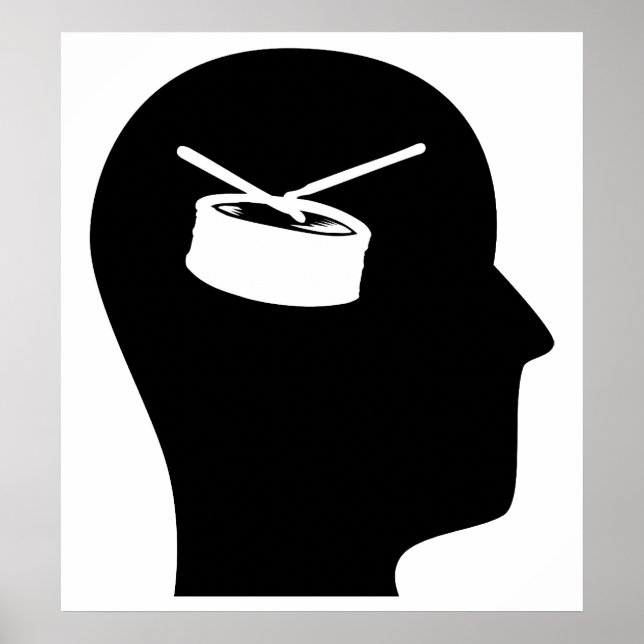 Pôster Pensando No Tambor Snare (Frente)