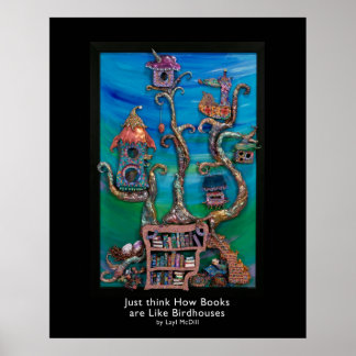 Pôster Pense como os livros são como Birdômen sem título