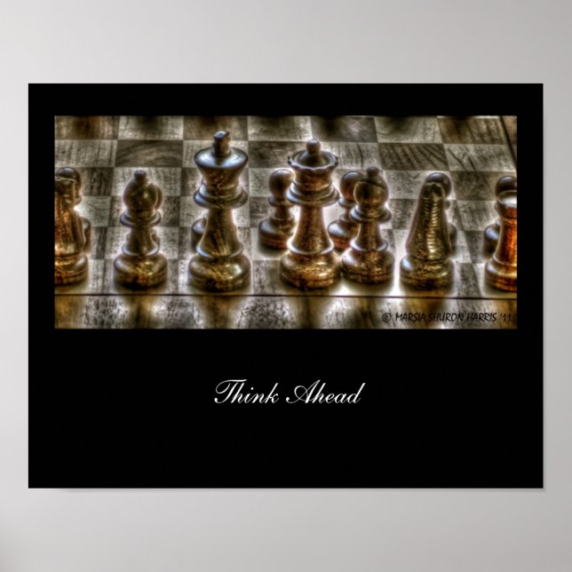 Poster Pense em frente (Frente)