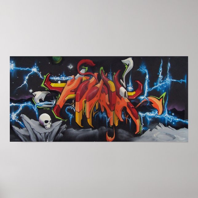 Poster Pense em volta (Frente)