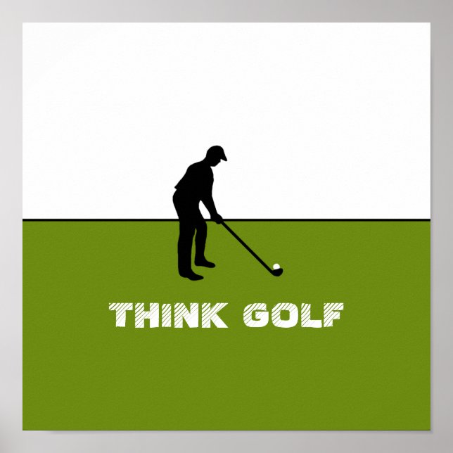 Poster Pense no Golf, Pro Golf (Frente)