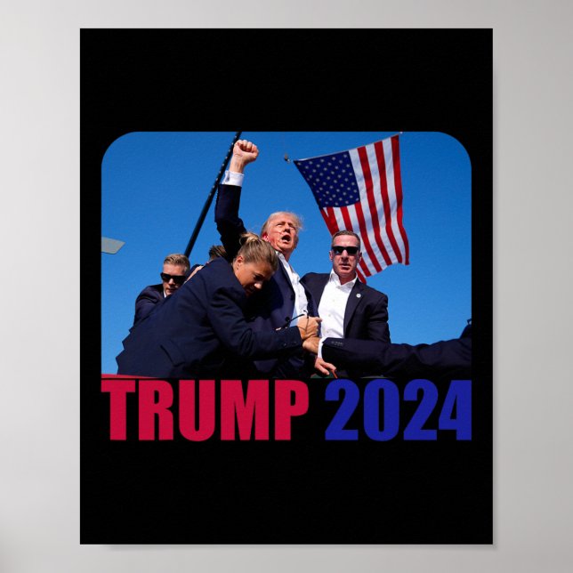 Poster Pensilvânia Rally Shoting Not Today 1 (Frente)