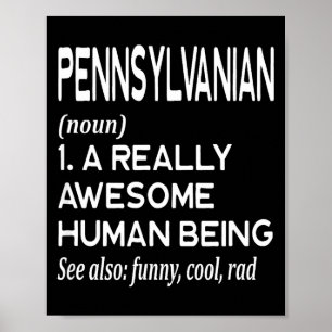 Poster Pensilvaniano Pensilvânia Pa Filadélfia Filadélfia