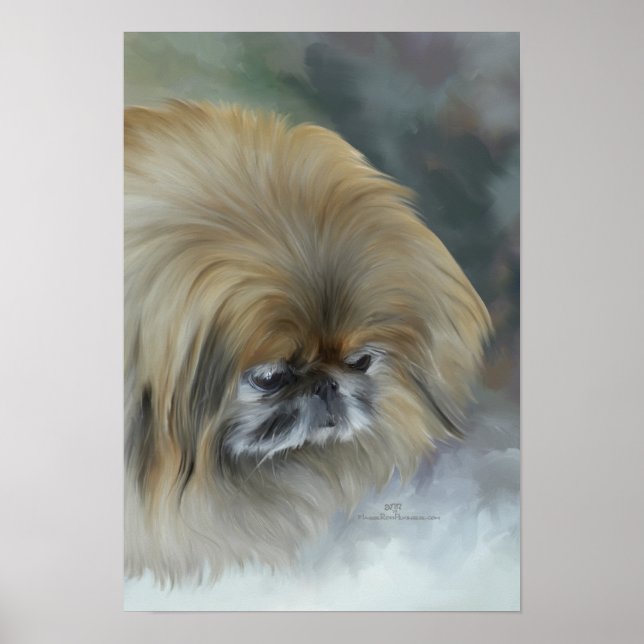 Poster Pensive Pekingese (Frente)