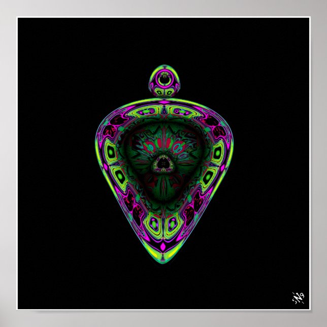 Poster Penta (padrão abstrato - pareidólia) (Frente)