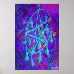 Poster Pentacle azul Royale por JudyMarisa