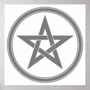 Pôster Pentacle cinzento
