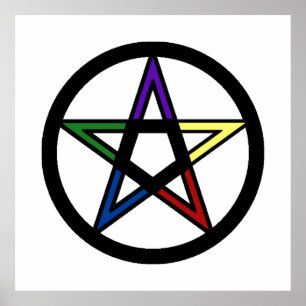 Pôster Pentacle elementar