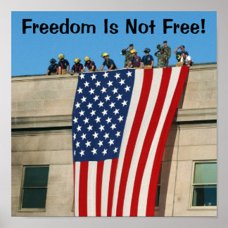 Pôster Pentágono 9 11 Bandeira