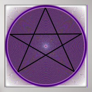 Poster Pentagram da mandala