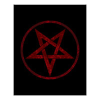 Pentagrama do diabo vermelho
