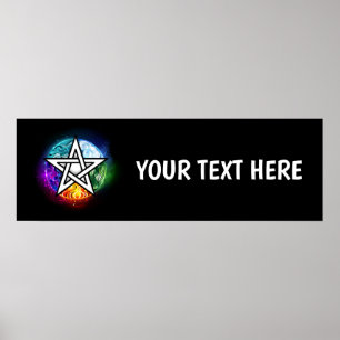 Poster Pentagrama do Wiccan