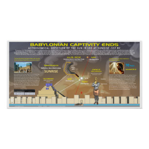Pôster Pentecost Babilônia 23 de julho de 537BC