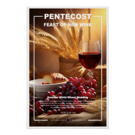 Pôster Pentecostes - Novo Vinho