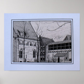 Pôster Pentekening Refter Zwolle vlakbij Librije