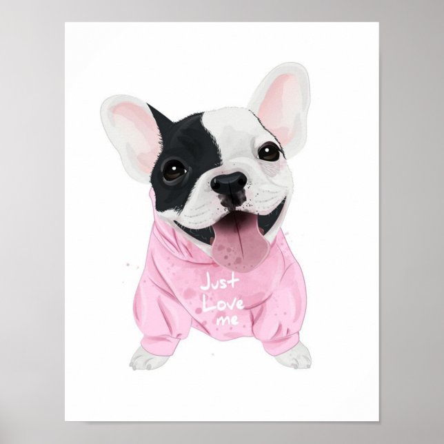 Poster Pentes de Cães | Apenas Me Ame, Cão De Amor (Frente)