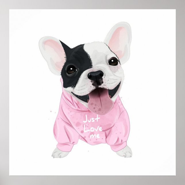Poster Pentes de Cães | Apenas Me Ame, Cão De Amor (Frente)