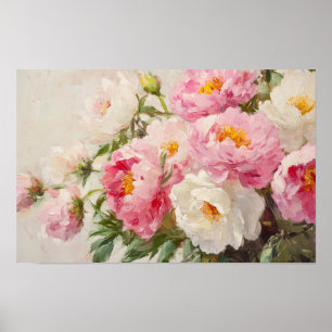 Poster Peony Elegant Frame TV Art