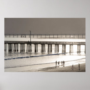 Poster People Enoying Avila Beach