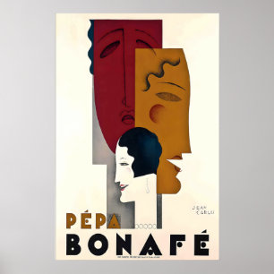 Poster Pepa Bonafe Art Deco por Jean Carlu Vintage