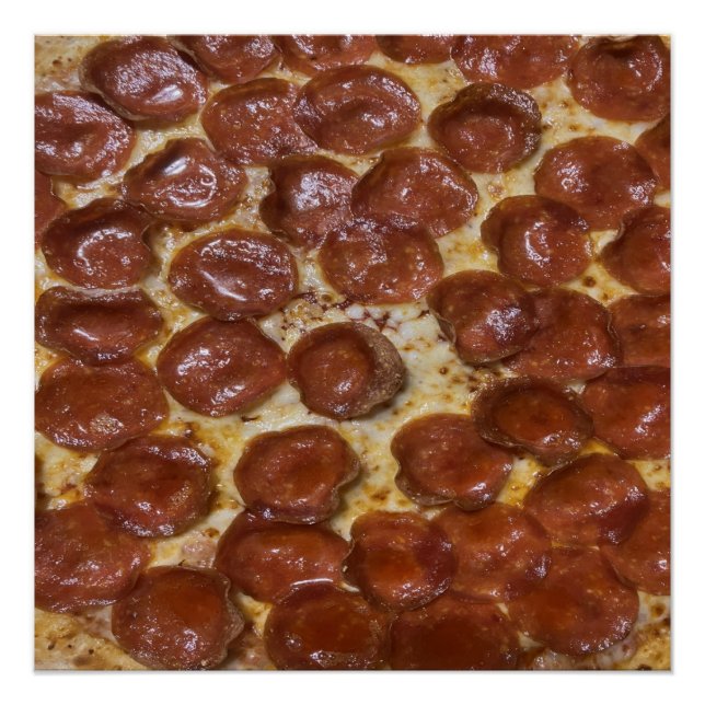 Pôster Pepperoni Pizza (Frente)