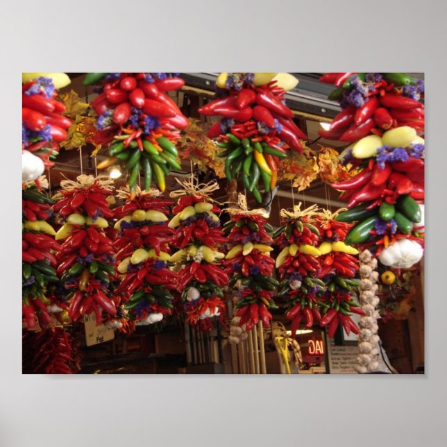 Pôster Peppers at Pike Place Market (Frente)