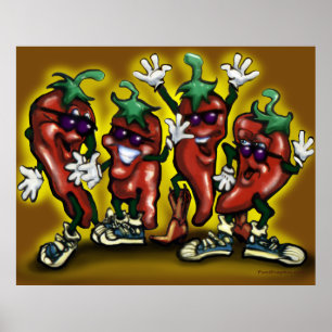 Poster Peppers Chili