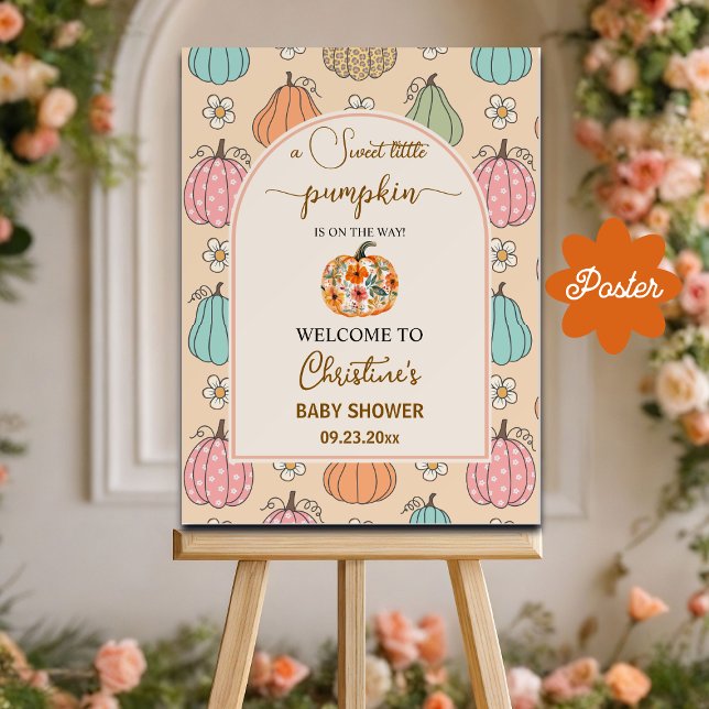 Poster Pequena Abóbora no Caminho das Boas-Vindas ao Chá  (Criador carregado)