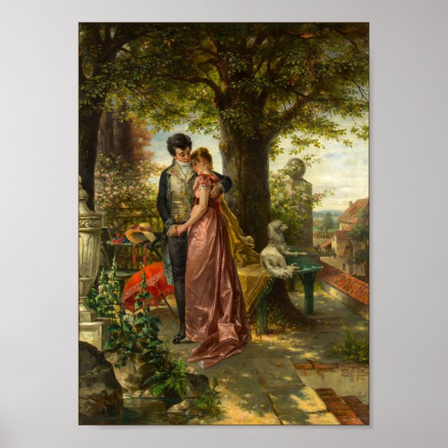 Poster Pequena cena do século XIX (Frente)