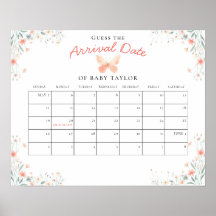 Pequena Chá de fraldas de Coral de Borboleta Adivi