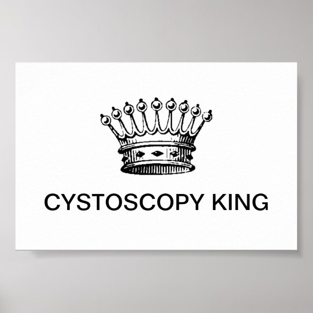 POSTER pequena - CISTOSCOPIA KING (Frente)