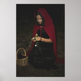 Poster Pequena Colheita Vermelha Reunindo Flores