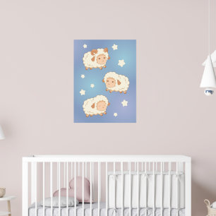 Poster Pequena Ram De Ovelha Bonita