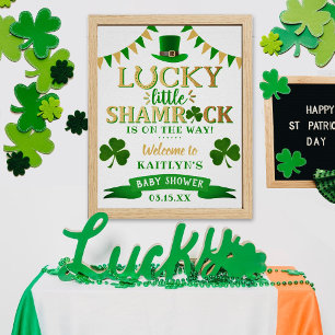 Poster Pequena Rua do Shamrock, Chá de fraldas do Dia de