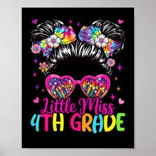 Poster Pequena Senhorita 4º Quarto Ano Coque Desarrumado