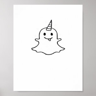 Poster Pequena Trendência de Boonicorn Única