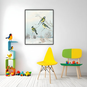Poster Pequenas aves bonitas de Matti Karppanen, Birds Ar