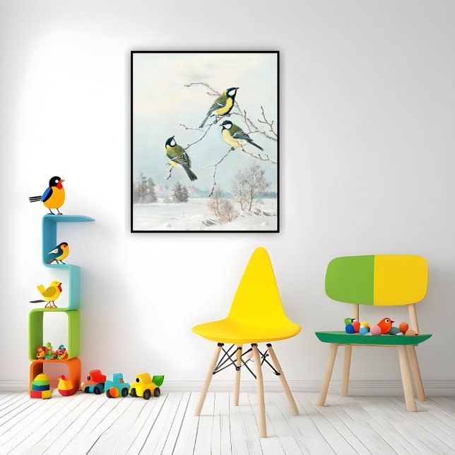 Poster Pequenas aves bonitas de Matti Karppanen, Birds Ar (Criador carregado)