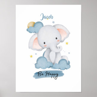 Poster Pequenas Lições Elefante das Nuvens